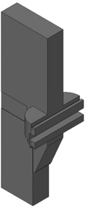 Actual product image Blum Cross-rail mounting ORGA-LINE for railing D