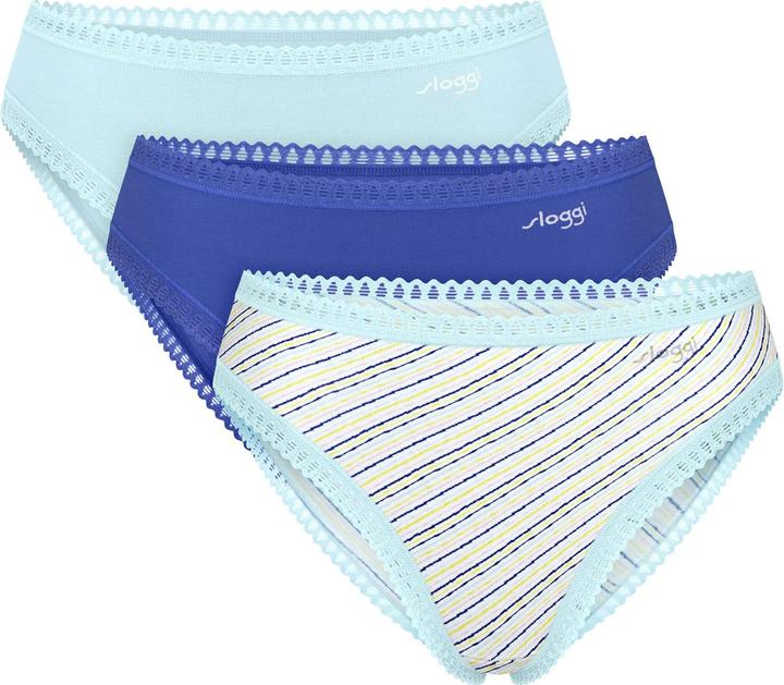 Produktbild Sloggi Tai-Slip Blue GO Crush (3er Pack, M)