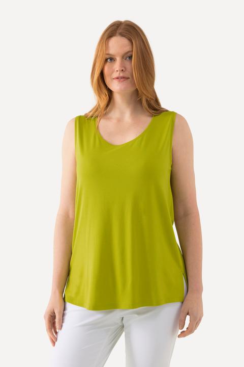 Produktbild Ulla Popken Top, Rundhals, Classic, Stretch, breite Träger, ärmellos (58)