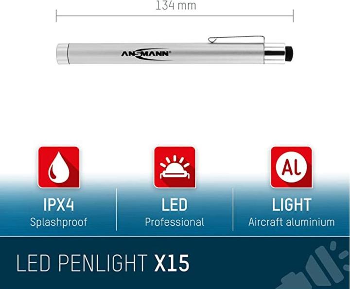 Actual product image Ansmann Pen lamp X15 (13.40 cm, 15 lm)