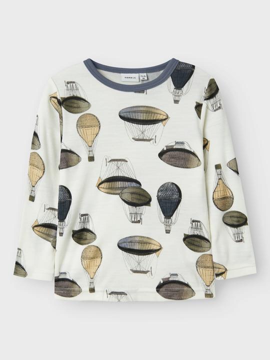 Actual product image Name it Nmmwillitus Wool Ls Top Noos (110)