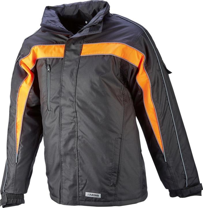 Actual product image Planam Cosmic jacket black/orange S M (M)