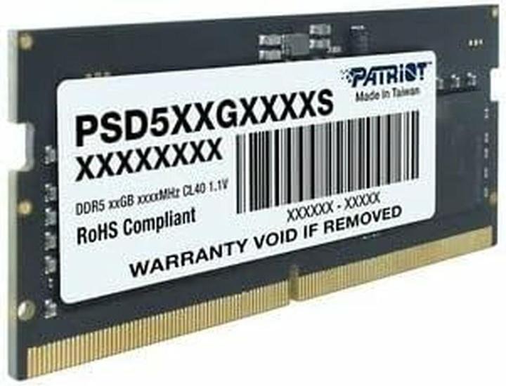Actual product image Patriot DDR5 32GB 5600MHz SODIMM Signature (1 x 32GB, 5600 MHz, DDR5 RAM, SO-DIMM)