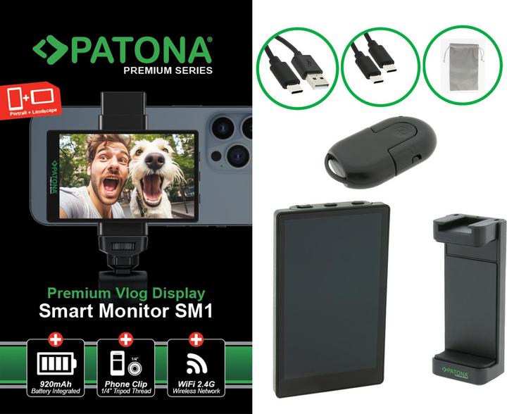 Image du produit Patona Vlog Display Smart Monitor SM1 (3.97")