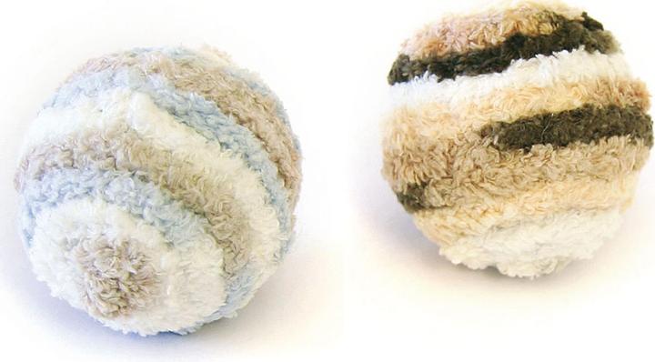 Swisspet Palla di spugna giocattolo per gatti con erba gatta (Bocce, Catmint giocattolo)