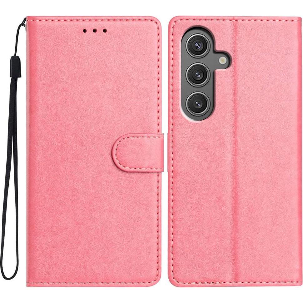 Cover-Discount Galaxy A36 5G - Elegantes Hüllen Etui mit Handschlaufe (Samsung Galaxy A36), Smartphone Hülle, Rosa