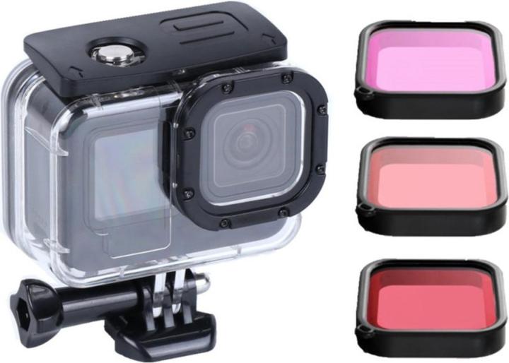 Produktbild Deltalabs Unterwasser Case mit 3 Linsenfilter (GoPro Hero 11, GoPro Hero 12, GoPro Hero 13, GoPro Hero 10)