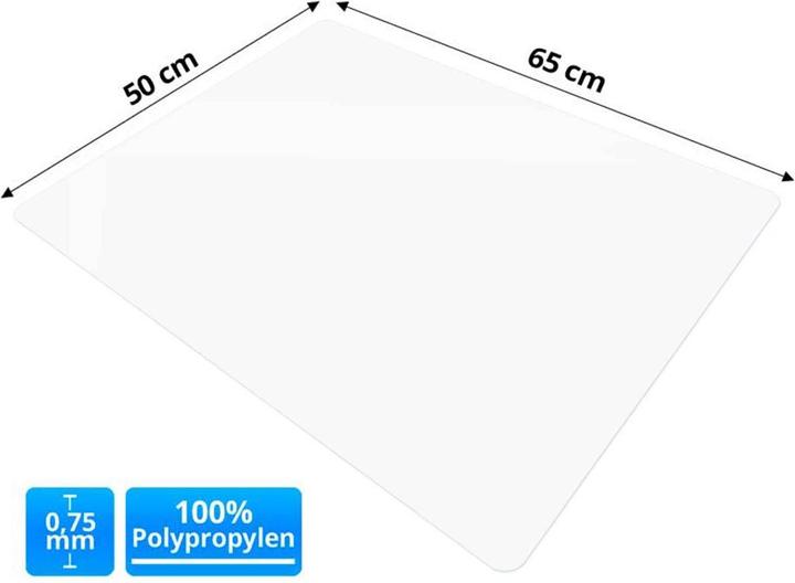 Actual product image Casa Pura Transparent Desk Pad (65 x 50 cm)