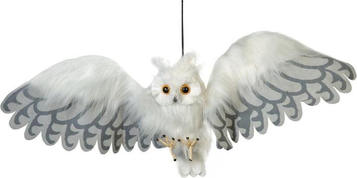 Actual product image Europalms Halloween Snow Owl, animated, 80cm (1 pcs.)