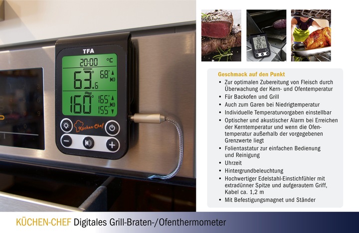 Actual product image TFA Roast Oven Thermometer
