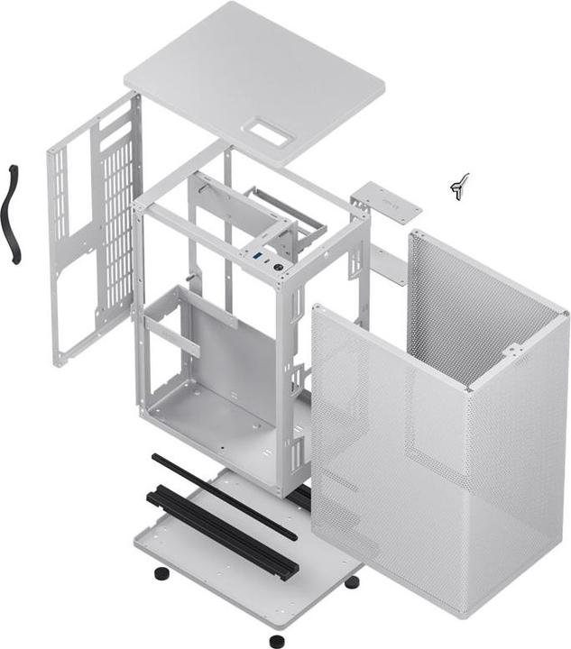 Actual product image Jonsbo VR3 Mini-ITX PCI-E 4.0 - white (ITX)