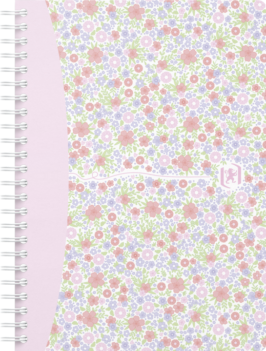 Produktbild Oxford FORME FLORAL - Spiralbuch (A5, Kariert, Harter Einband)