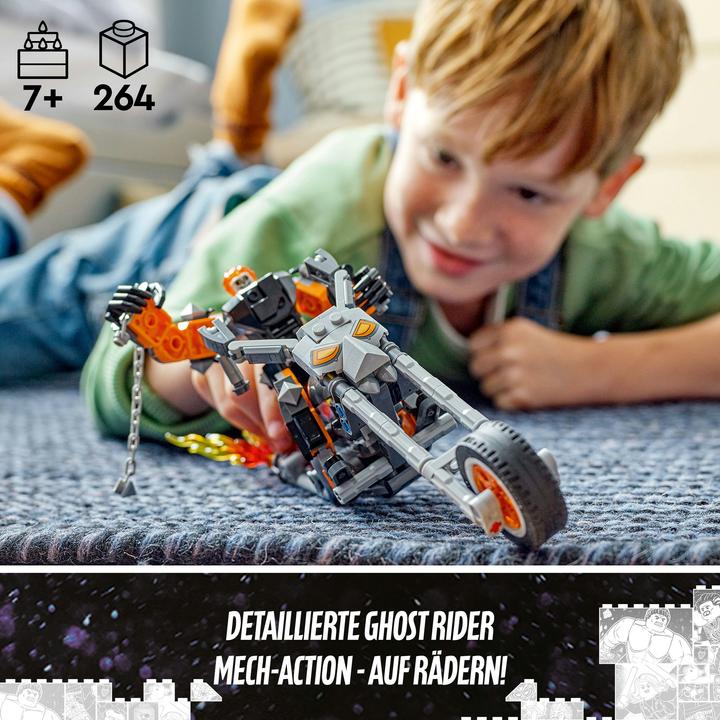 Produktbild LEGO Ghost Rider mit Mech & Bike (76245, LEGO Marvel)