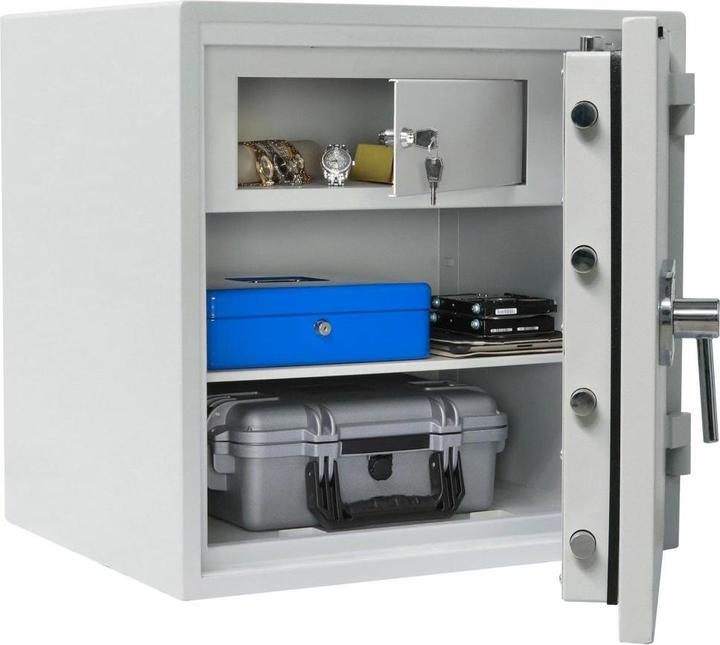 Produktbild Rottner Feuerschutztresor Opal Fire OPD-65 IT Premium mit Elektronikschloss lichtgrau (135 l)