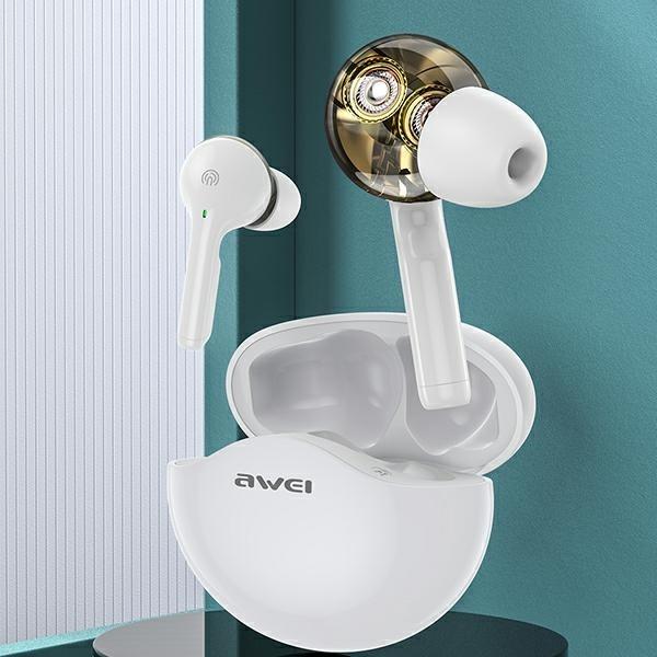 Produktbild Awei Bluetooth 5.3 Kopfhörer mit Ladeetui (Keine Geräuschunterdrückung, 30 h, Kabellos)
