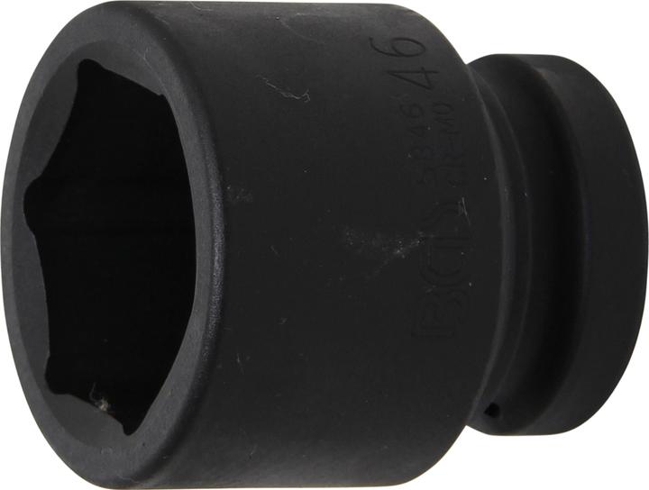 Produktbild BGS Kraft-Steckschlüssel-Einsatz Sechskant Antrieb Innenvierkant 25 mm (1") SW 46 mm (46 mm)
