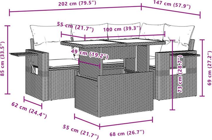 Produktbild vidaXL Jaden