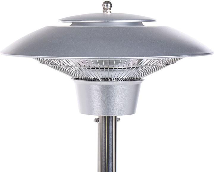 Beliani Heizstrahler elektrisch Aluminium 1500 Watt silber ASKJA (1500 W)