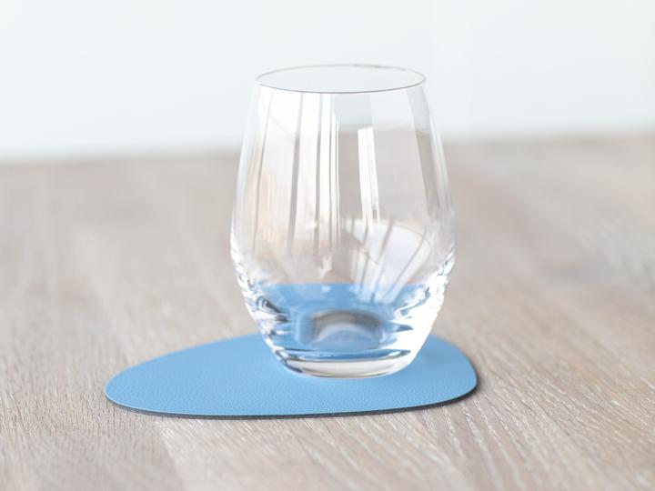 Produktbild Lind DNA Glasuntersetzer Curve Nupo Cool Blue 11x13cm (1 x, Glasuntersetzer)
