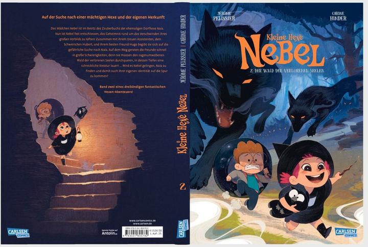 Produktbild Kleine Hexe Nebel 2: Der Wald der verlorenen Seelen (Deutsch, Jérôme Pélissier, Carine  Hinder, 2025)