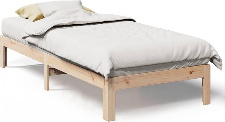 Image du produit VidaXL Lit en bois massif (90 x 200 cm)