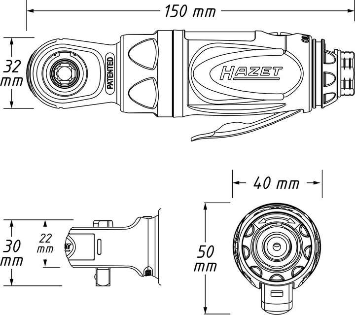 Immagine prodotto HAZET 9020p-2 (1/4")