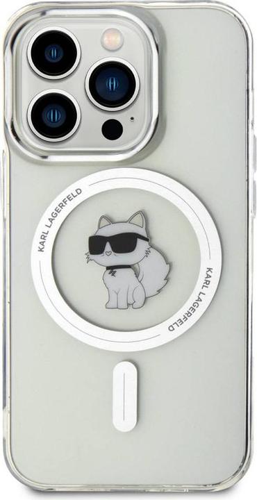 Immagine prodotto Karl Lagerfeld KLHMP15LHFCCNOT Custodia rigida trasparente per iPhone 15 Pro 6.1" IML Choupette MagSafe (Apple iPhone 15 Pro)