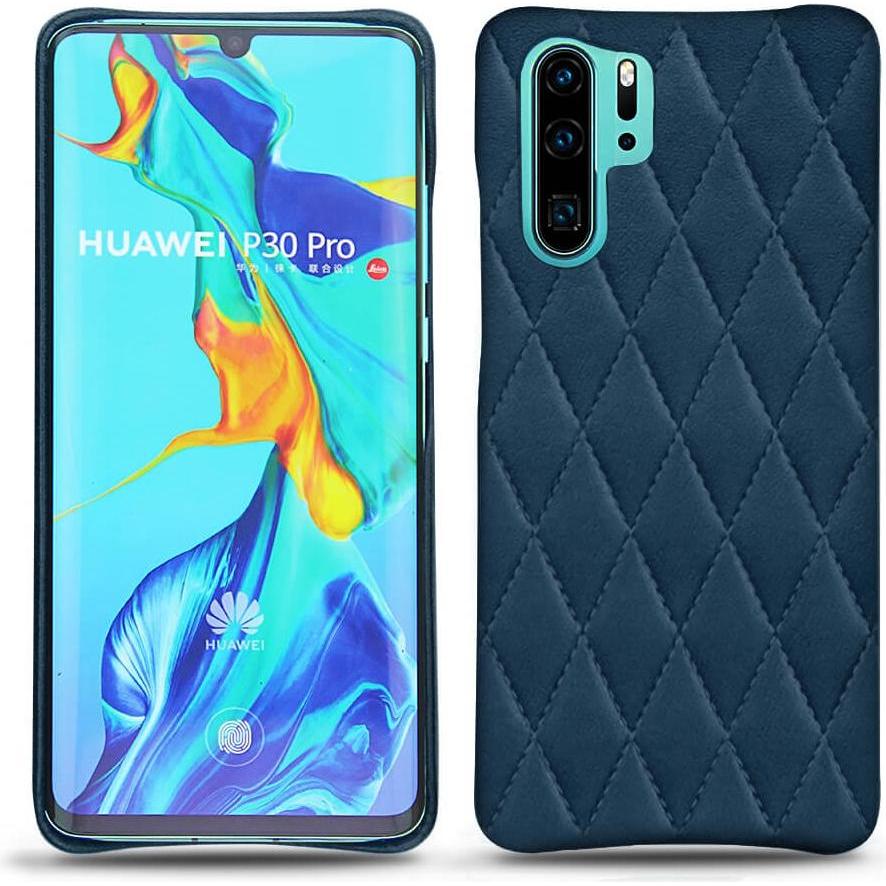 Thumbnail - Noreve Lederschutzhülle (Huawei P30 Pro), Smartphone Hülle, Blau