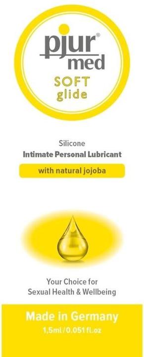 Image du produit Pjur Med Soft Glide Lubrifiant Silicone 1,5 ml (1.50 ml)