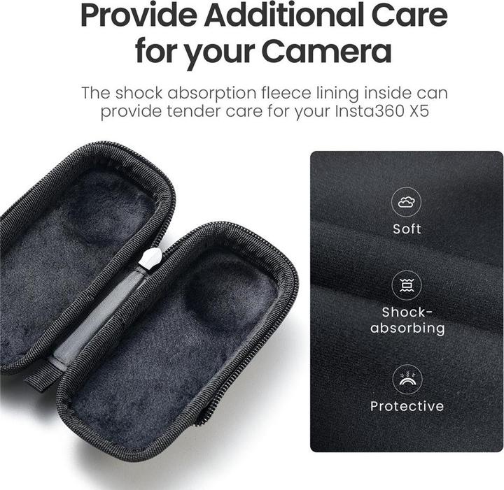 Actual product image aMagisn Insta360 X5 Transport Box protective cover