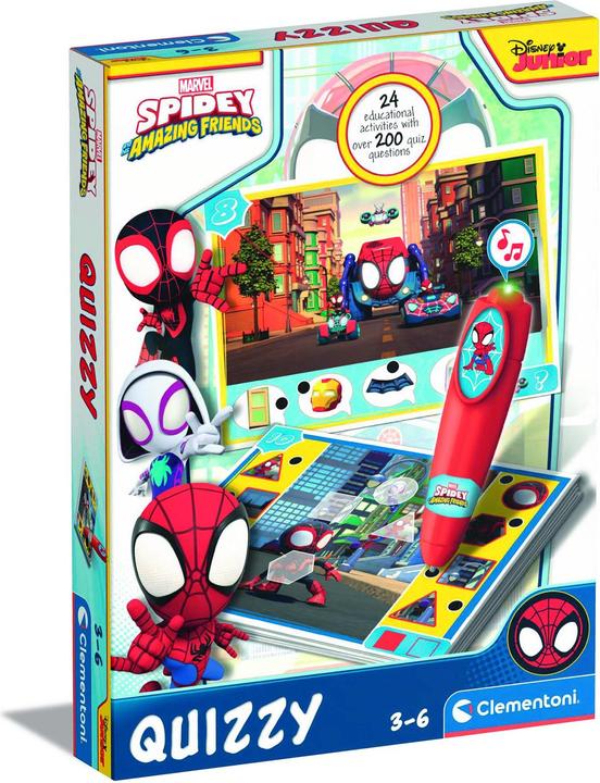Actual product image Clementoni Quizzy game Spidey (Italian)