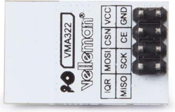 Actual product image Whadda Radio module NRF24L01 2.4 GHz 2 pieces