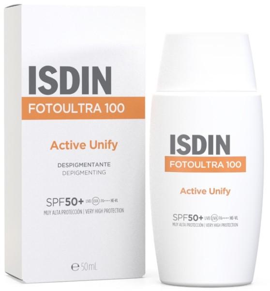 Isdin Active Unify Fusion Fluid (Suntan cream, SPF 50+, 50 ml)