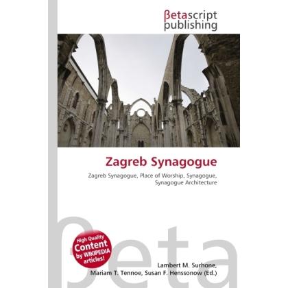 Zagreb Synagogue, Fachbücher