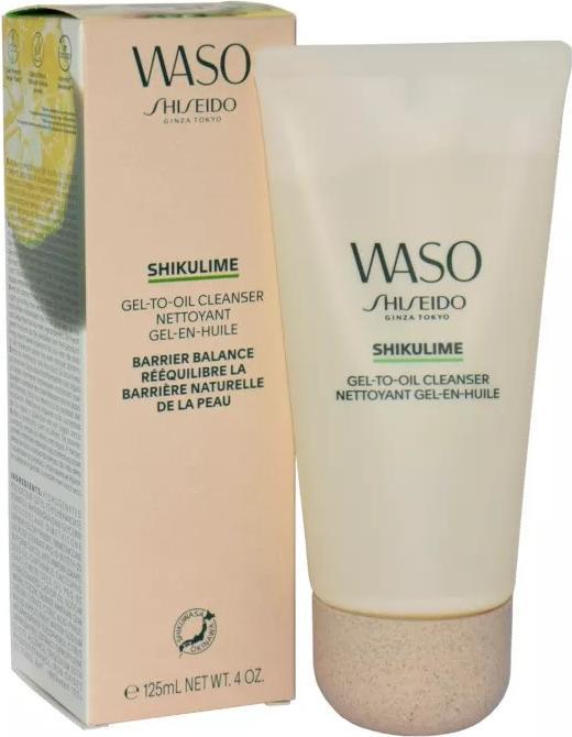 Actual product image Shiseido Waso - Shikulime Gel-to-Oil (Cleansing gel, 125 ml)