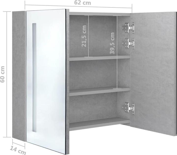 Produktbild vidaXL Sigurd (62 x 14 x 60 cm)