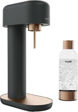 Actual product image Mysoda Incl. 1 quick-lock premium flask - Aluminium - Sort/kobberfarvet