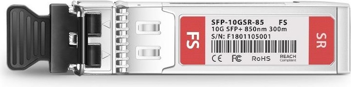 Actual product image Cisco SFP-10GSR-85 | SFP+ module | 850 nm 300 m duplex LC MMF