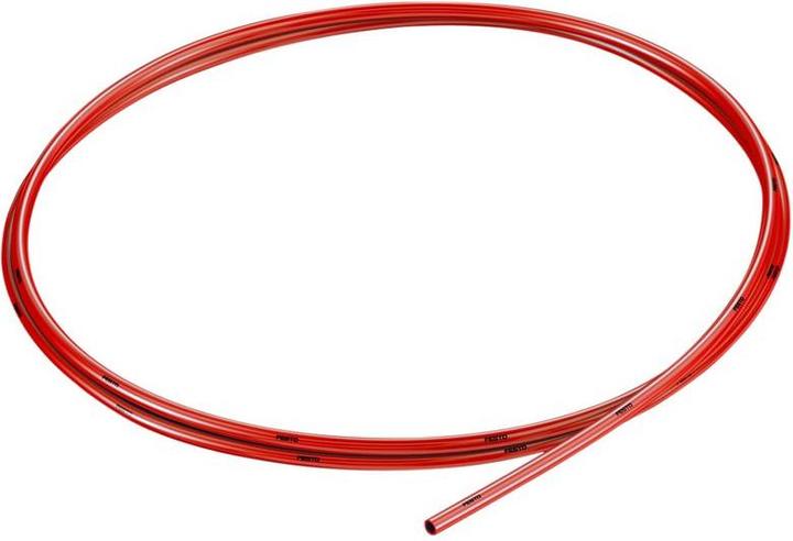 Festo Tuyau résistant à l'hydrolyse, 1.2mm, 2mm, polyuréthane, rouge, 50m