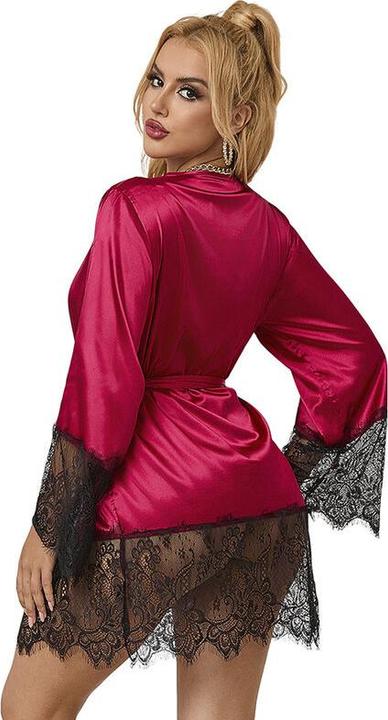 Produktbild Subblime 953829 ELEGANTER SPITZENPYJAMAS + TANGA ROT L/XL (S)