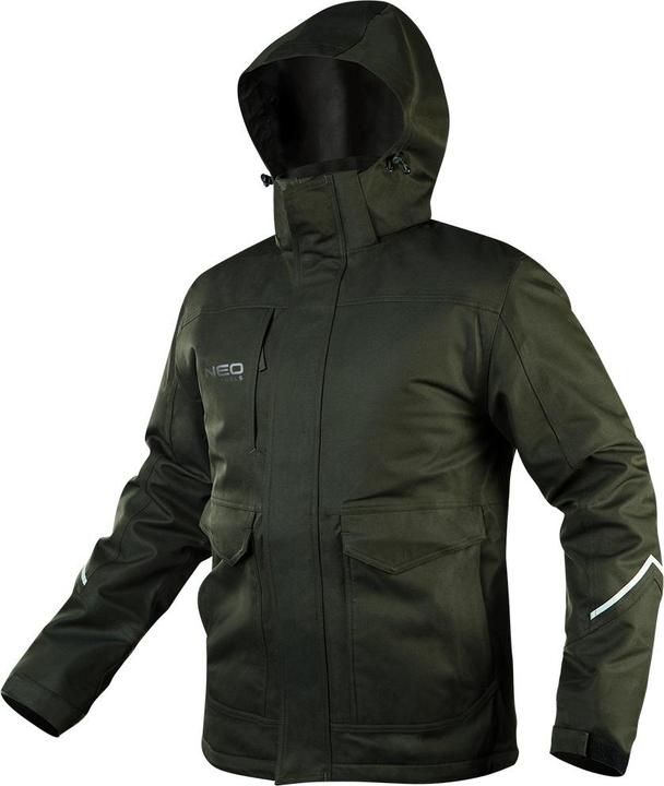 Actual product image Topex Winter work jacket Camo 100 % polyester, with TPU membrane, water-repellent S (S)