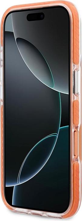 Immagine prodotto Lacoste Shockproof Transparent Frosted MagSafe Case for iPhone 17 Pro orange (Apple iPhone 17 Pro)