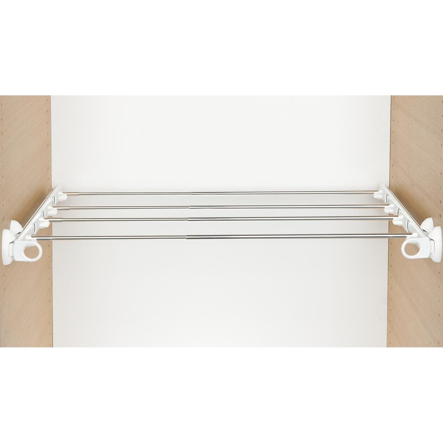 Servetto, Kleiderschrank Zubehör, Self System Schrankauszug Plus Aluminium/weiss