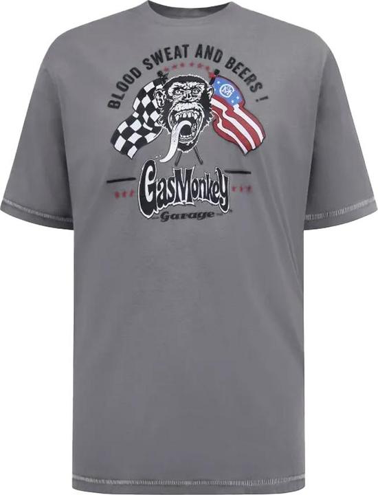 Produktbild DUKE Jasper D555 Gas Monkey TShirt Kingsize (4XL)
