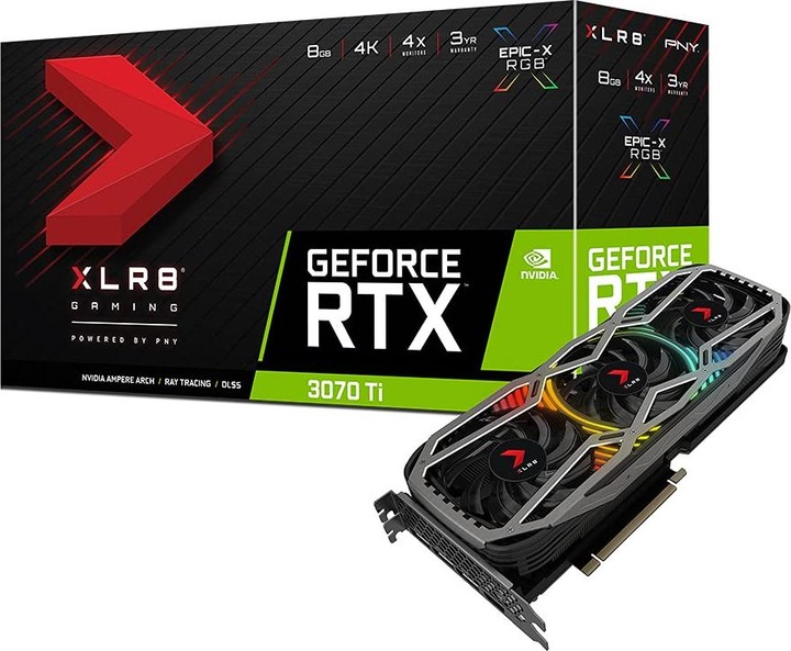 Produktbild PNY RTX 3070 Ti XLR8 Gaming Revel Edition (8 GB)