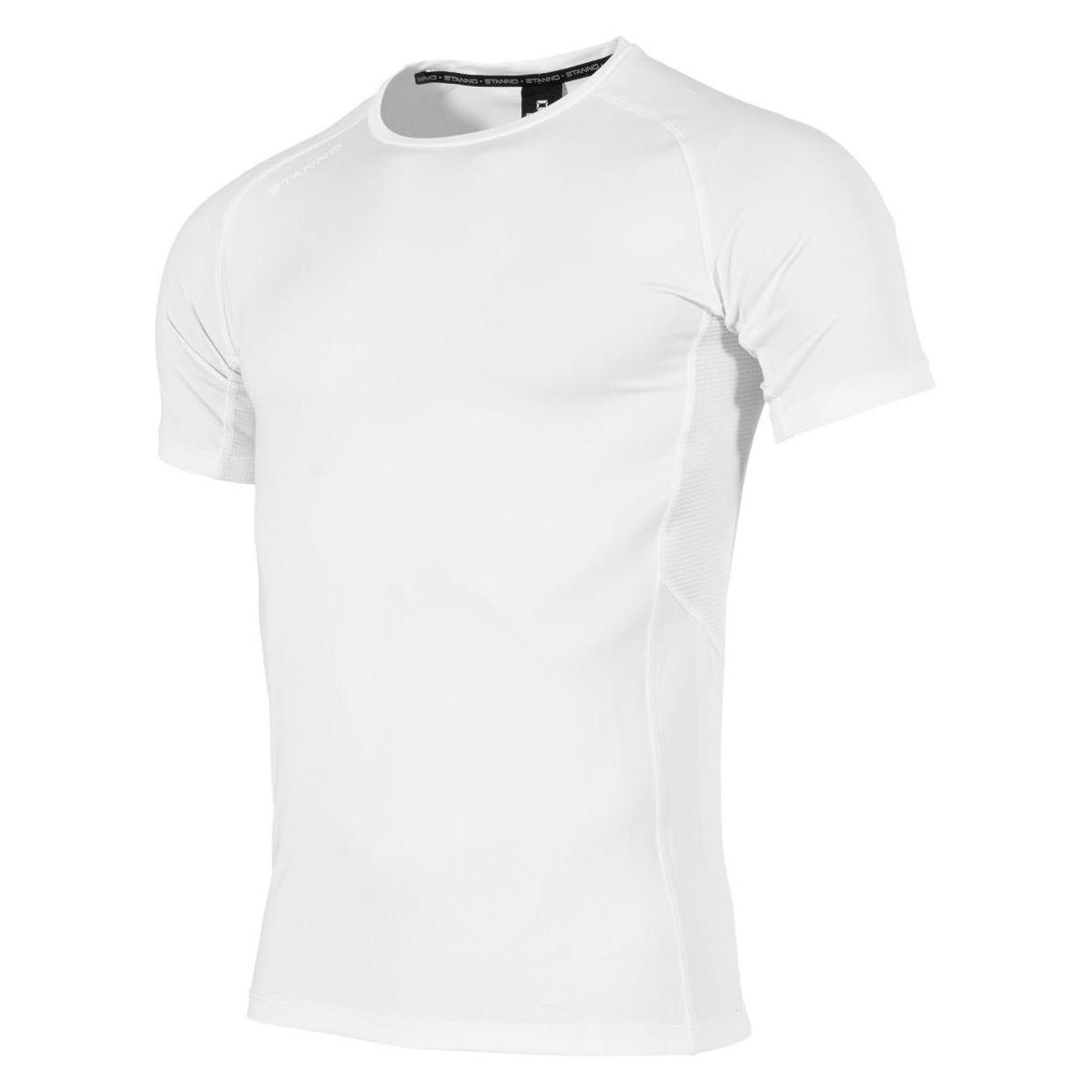 Stanno, Jungen, Funktionsshirt, Core Baselayer Shirt (164), Weiss, 164