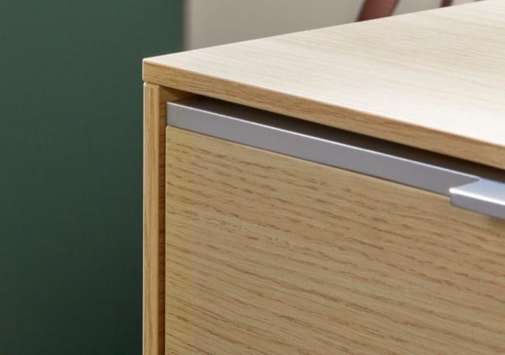 Actual product image Villeroy & Boch Subway 3.0, side cabinet, 1 drawer and 1 door stop (hinge) left, C59402 (46 x 34.60 x 92 cm)