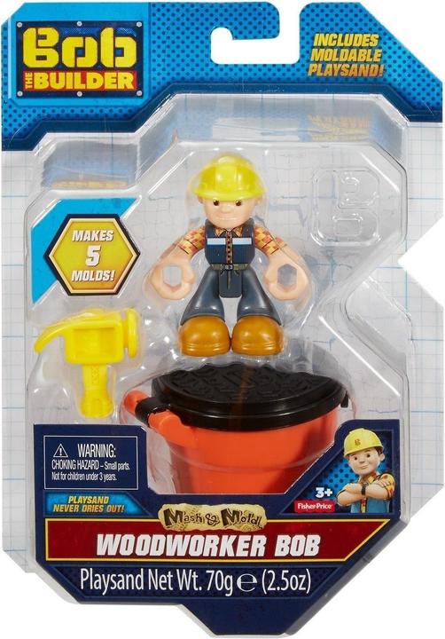 Actual product image Fisher-Price Bob the Builder Sand Fun Bob figure with building sand