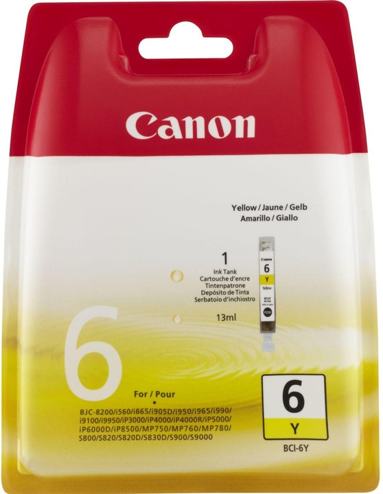 Actual product image Canon Bci-6y (Y)