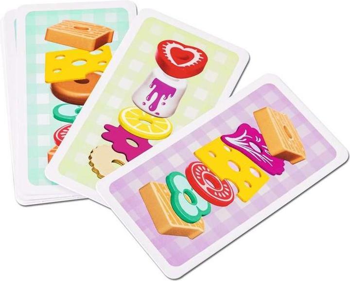 Actual product image Ravensburger Play+ pegging and play set: finger food - pegging game, pretend play set, toy from (German)